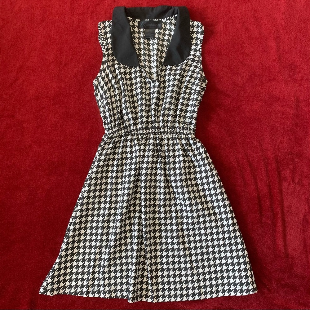 Houndstooth dress